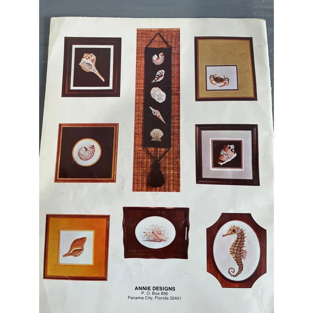 Vtg‎ Annie Designs & More Country Miniatures Needlepoint Cross Stitch Booklets